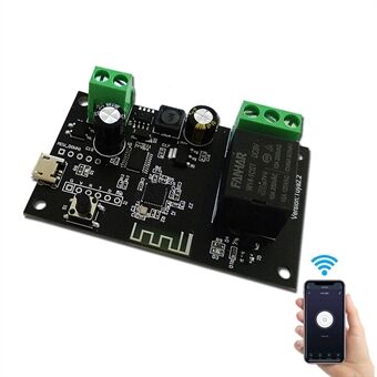 1-kanaals WiFi relais Tuya Smart Switch Module APP afstandsbediening DIY Tippen Zelfsluitende Werken met Alexa Google Home