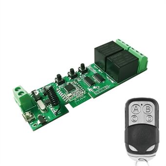 ZB- DIY-S02 2-weg WiFi Draadloze Smart Switch Tippen Zelfsluitende Relaismodule Afstandsbediening