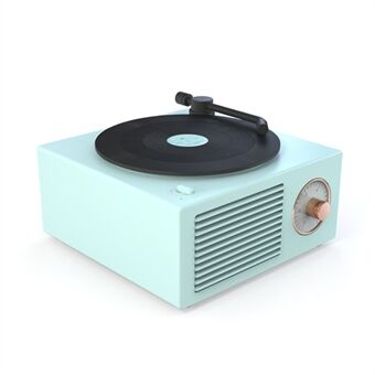 X10 Atomic Bluetooth-luidsprekers Retro Vinyl-speler Desktop Draadloze mini-stereoluidsprekers