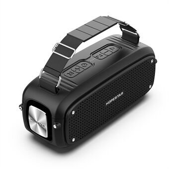 HOPESTAR A21 Draagbare draadloze Bluetooth-luidspreker Waterdichte luidspreker Muziek Subwoofer Ondersteuning TF-kaart FM
