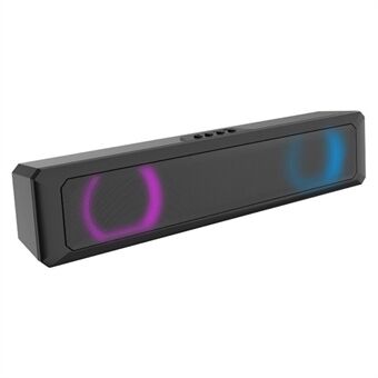 RGB Light Desktop Bluetooth Speaker Soundbar HiFi Stereo TV Computer Luidspreker