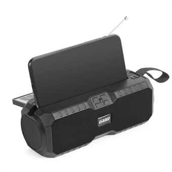 Op Solar -energie oplaadbare Bluetooth-luidspreker voor Outdoor Radio-uitzending Kleine luidspreker Subwoofer Voice Box