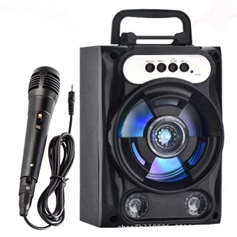 B13 TWS Bluetooth-luidspreker Outdoor Square Dance Draagbare Subwoofer-luidspreker Ondersteuning TF-kaart / U-schijf Geluidsversterker met LED-licht / microfoon