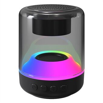 ENKAY HAT- Prince Draadloze Bluetooth 5.0 Mini-luidspreker RGB-verlichting Draagbare TF-kaart Afspelen Subwoofer, maat: S