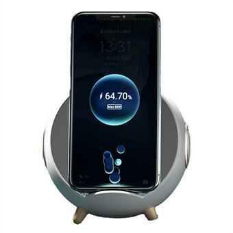 Smart Bluetooth-luidspreker Ondersteuning Draadloos opladen Home Voice Mirror Design Mini-luidspreker met mobiele Stand