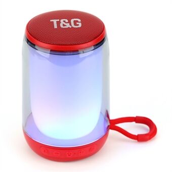 T&G TG346 Bluetooth-luidspreker FM-radio Kleurrijk licht Desktop Subwoofer Ondersteuning handsfree bellen