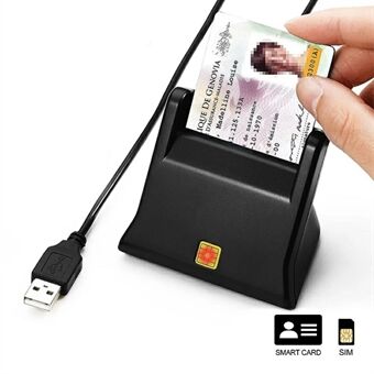ROCKETEK SCR2 USB Smart CAC ID SIM -bankkaartlezer PC-laptopadapter