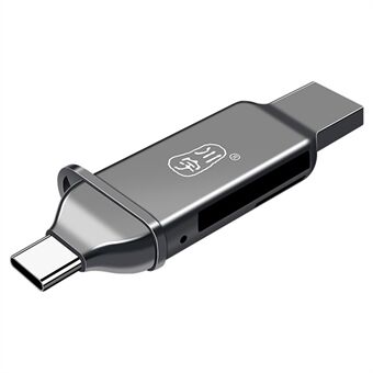 KAWAU C371 USB 3.0+Type C draagbare kaartlezer voor SD TF MicroSD pc / laptop / Smart / tablet