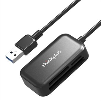 LENOVO Thinkplus USB3.0 3-in-1 multifunctionele kaartlezer 5 Gbps transmissie CF / TF / SD-kaartlezer