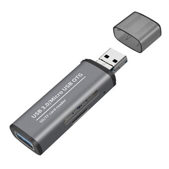 ADS-102 USB 3.0-kaartlezer Uitbreidingskaart Micro USB naar SD OTG-adapter voor iOS Android-computer