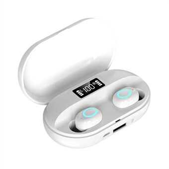 A41 TWS Bluetooth 5.0 Stereo Sport Headset Digitaal display Draadloze koptelefoon Mini-koptelefoon