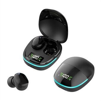G9S Bluetooth 5.1 draadloze hoofdtelefoon Digitaal display TWS Touch Waterdichte muziekgamingheadsets met LED-ademlicht