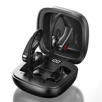 B10 Bluetooth 5.0 draadloze hoofdtelefoon LED digitaal display TWS oorhaak Sportmuziek headsets