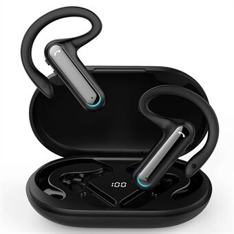 FW5 oorhaak ontwerp hoofdtelefoon Bluetooth 5.2 draadloze headset TWS oortelefoon Stereo geluid Sport oortelefoon met oplaadetui