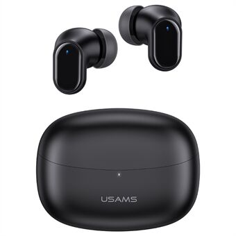 USAMS USAMS-BH11 Oortelefoon TWS Draadloze Bluetooth-headset Ruisonderdrukking Gaming-hoofdtelefoon met lage latentie en oplaadetui