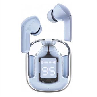 ACEFAST T6 TWS Draadloze Bluetooth 5.2 Oortelefoon Oordopjes In-ear Stereo Muziek Bellen Headset met Doorschijnend Oplaadetui