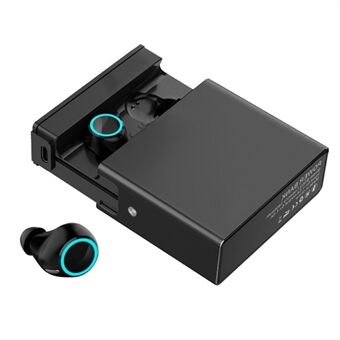 BS02 Touch Control TWS Bluetooth-koptelefoon Power Bank-functie Waterdichte oordopjes Sport-headsets