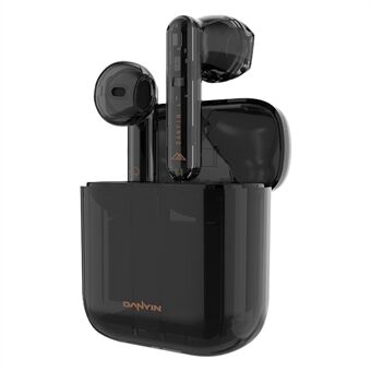 DANYAN W2 TWS Draadloze Bluetooth 5.3 Headset Lage vertraging HiFi Geluid Oortelefoon Gaming Sport Hoofdtelefoon met oplaadetui
