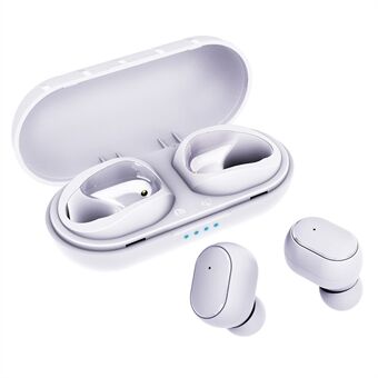 T6 Stereogeluid Semi-in-ear Bluetooth-headset Ruisonderdrukking TWS-oortelefoon voor Apple / Android