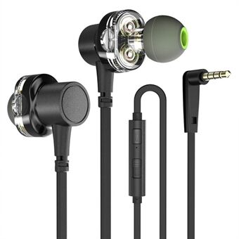 AWEI 3.5mm in-ear hoge resolutie zware bas magnetische hoofdtelefoon oortelefoon met microfoon voor MP3 Xiaomi iPhone Samsung Etc.