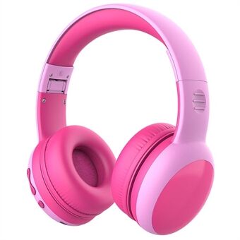 GORSUN GS-E61 Kids Over-ear Bluetooth Hoofdtelefoon Opvouwbare Oortelefoon Kinderen Muziek 3.5mm AUX Headset met Afneembare Kattenoren Decor