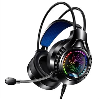 YINDAIO Q7 40 mm luidsprekereenheid Kleurrijk ademend licht over het oor Bedrade gaming-hoofdtelefoon met omnidirectionele microfoon - USB + 3,5 mm microfoon / headset geïntegreerde interface