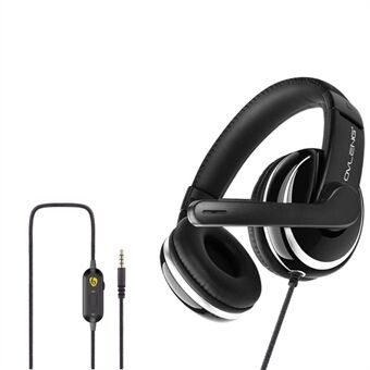 OVLENG OV-P4 Over-ear gaming-headset 3,5 mm kabel Lichtgewicht intrekbare hoofdtelefoon met hoofdbandontwerp met roterende microfoon