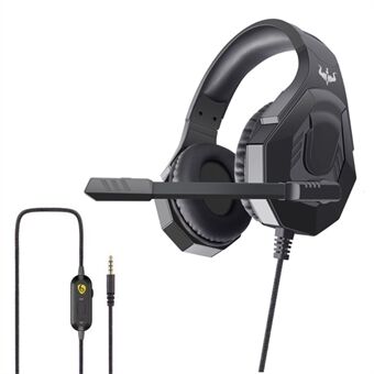OVLENG OV-P30 Ergonomisch ontwerp E-sports gaming-hoofdtelefoon 3,5 mm bedrade over-ear headset met rotatiemicrofoon