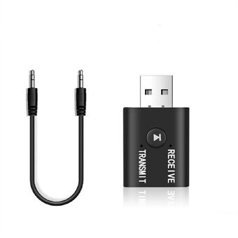 Bluetooth 5.0 USB-zender en -ontvanger 2-in-1-adapter