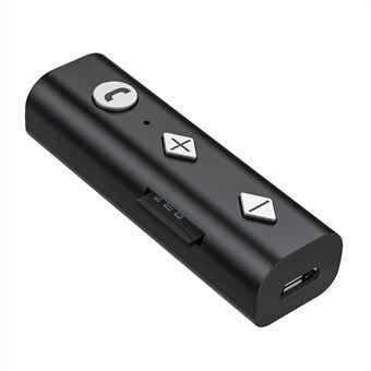 Draadloze Bluetooth 5.0 Clip Audio-ontvanger Adapter Handsfree bellen naar hoofdtelefoon Autoradio