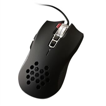 DWN DM6809 Hollow Honeycomb Wired Gaming Office Mouse 3200 DPI Computer Laptop Muizen met RGB-licht