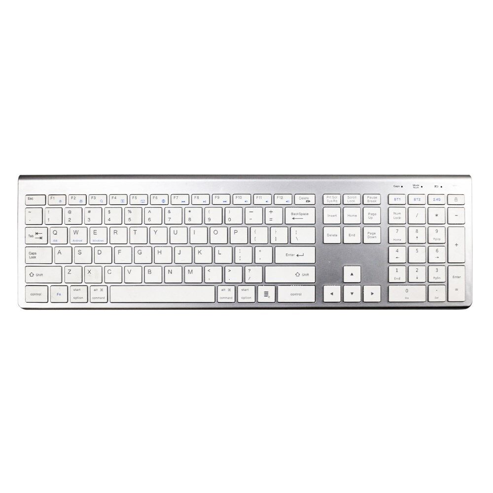 K010C 110 toetsen Bluetooth draadloos toetsenbord Draagbaar toetsenbord Compatibel Mac, Windows