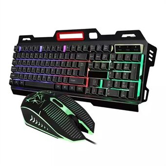 RGB Light 104 Keys USB Wired Gaming Keyboard en Wired Mouse Combo voor PC Gamer Laptop Work