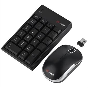 MCSaite MC-61CB 22 toetsen 2.4G draadloos numeriek toetsenbord en muis