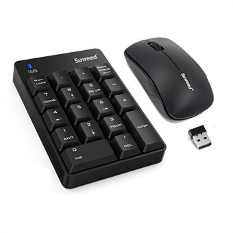 SUNREED SK- Counter 2.4G draadloze muis met Bluetooth bedrade numerieke toetsenbordteller voor tablet-desktopcomputer
