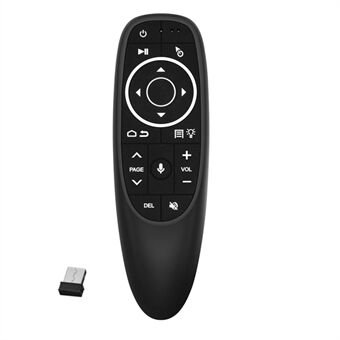 G10S Pro 2.4G draadloze Air Mouse-afstandsbediening met achtergrondverlichting en gyrosensor voor Android TV Box Ondersteuning voor spraakgestuurd zoeken