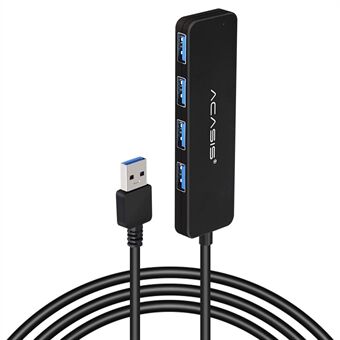 ACASIS AB3-L412 1,2 m kabel 4 poorten USB3.0 hubsplitter 5 Gbps gegevensoverdracht Laptop USB-hub