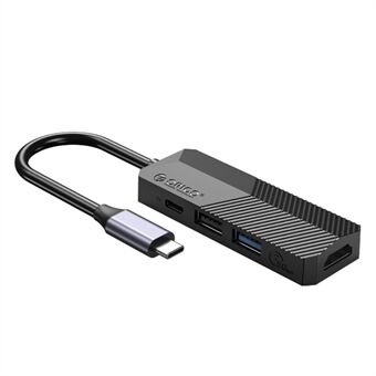 ORICO MDK-4P GY-BP 4-in-1 USB C Hub Type C naar 1xUSB 3.0 Poort + 1xUSB 2.0 Poort + 1xHDMI Poort + 1xPD Oplaad Type C Poort