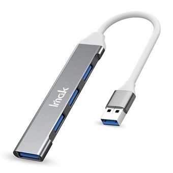 IMAK Multi-Port 4 in 1 USB Docking Station Draagbare USB HUB Adapter naar 3 USB2.0 + USB 3.0 Multifunctionele Converter Compatibel met Windows/macOS/Linux
