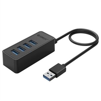 ORICO USB3.0 desktop 4-poorts HUB voor laptop, kabellengte: 30 cm (W5P-U3-30) - zwart