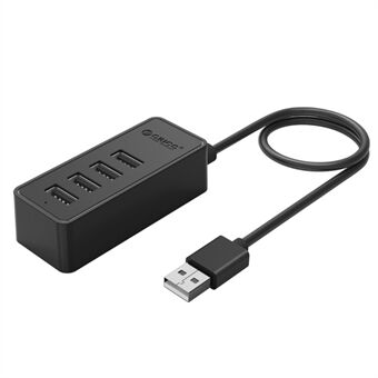 ORICO USB2.0 desktop 4-poorts HUB voor laptop, kabellengte: 100cm (W5P-U2-100) - zwart