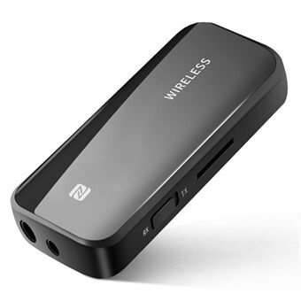 T40 Bluetooth 5.0 Ontvanger Push Back Clip Draadloze ontvangst en transmissie 2-in-1 auto-adapter voor het luisteren naar muziek Handsfree bellen