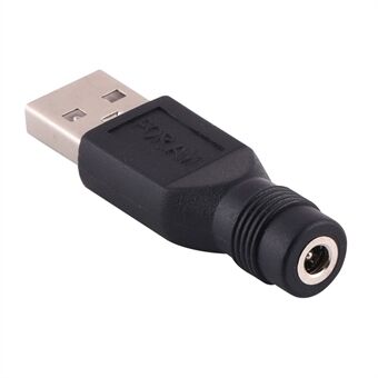 10 stuks gelijkstroomstekker 3,5 x 1,35 mm mannelijk naar USB 2.0 mannelijk adapter