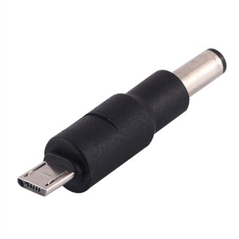 10 stuks gelijkstroomstekker 5,5 x 2,1 mm mannelijk naar micro-USB mannelijke adapter