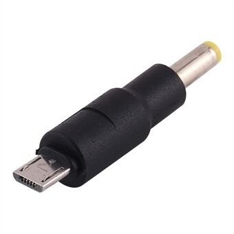 10 stuks gelijkstroomstekker 4,8 x 1,7 mm mannelijk naar micro-USB mannelijke adapter