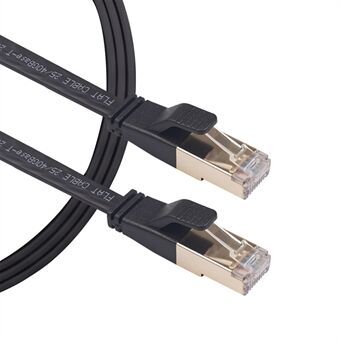 Dubbel afgeschermde Cat8 Ethernet-kabel 40 Gbps high-speed RJ45 netwerkkabel, 1m