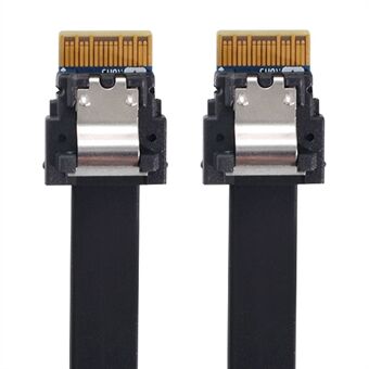 SF-100-0.4M PCI-E Slim Line SAS 4.0 SFF-8654 4-inch 38-pins host voor SFF-8654 Slim SAS-doelkabel