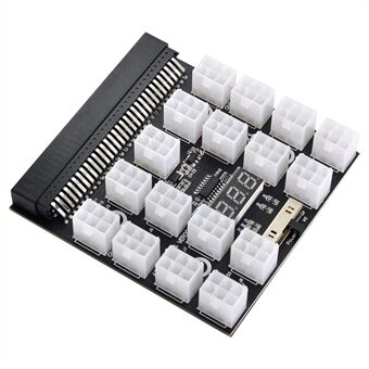 PW-001 12V ATX 17Porte 6Pin Power Supply Breakout Board Adapter Converter voor Ethereum ETH BTC Mining Miner