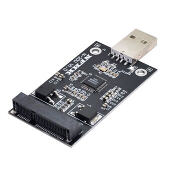 U2-008 Mini PCI-E mSATA naar USB 2.0 externe SSD PCBA-converterkaart zonder behuizing
