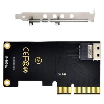SF-025 PCI-E 4X naar U.2 U2 Kit SFF-8639 naar SFF-8654 Slimline SAS NVME PCIe SSD-adapter voor moederbord